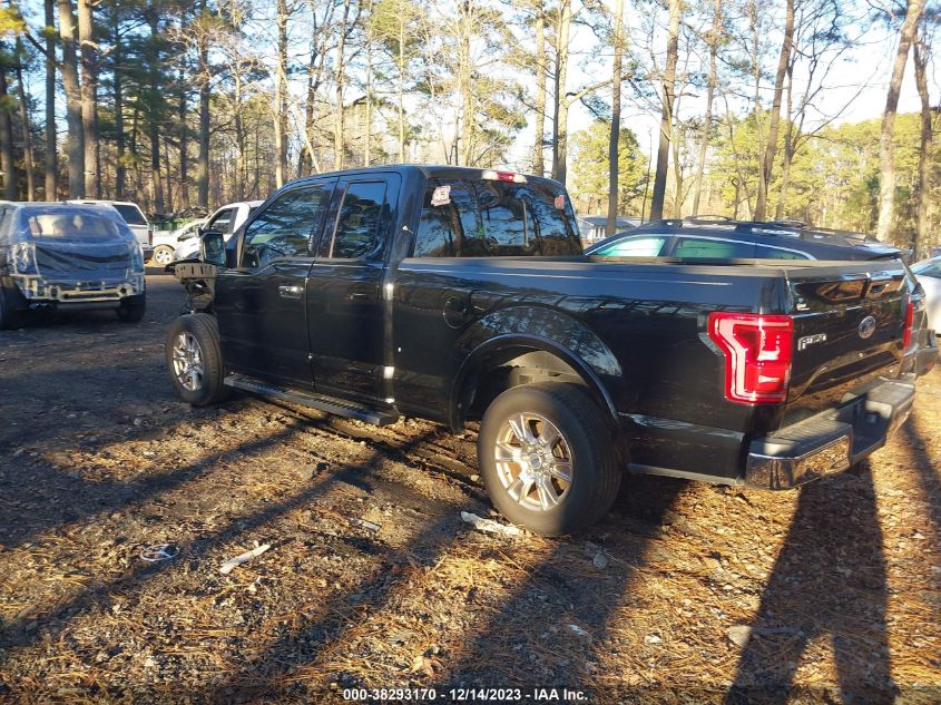 2016 FORD F-150 LARIAT - 1FTEX1CF1GFA60531