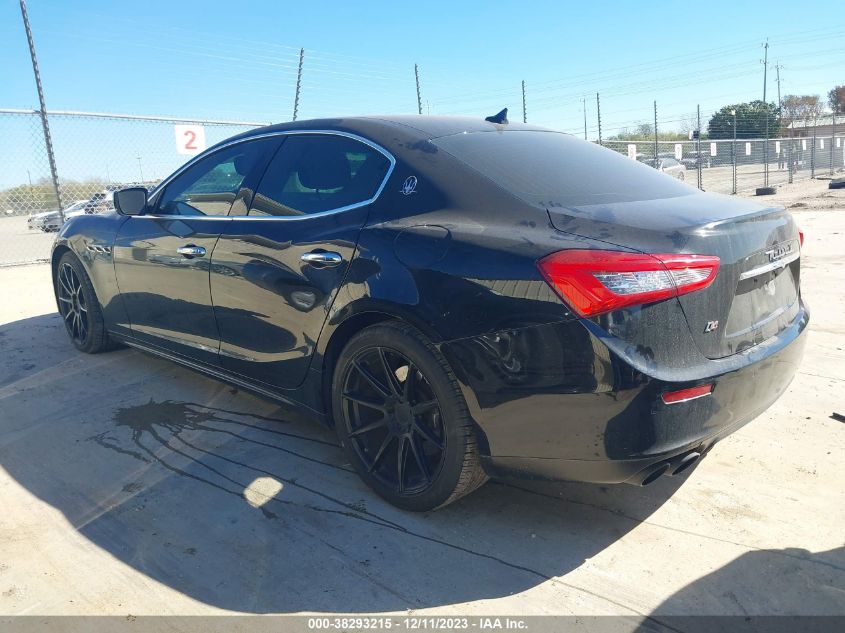 2014 MASERATI GHIBLI S Q4 ZAM57RTAXE1089549