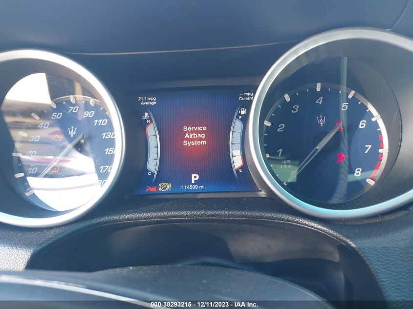 2014 MASERATI GHIBLI S Q4 ZAM57RTAXE1089549