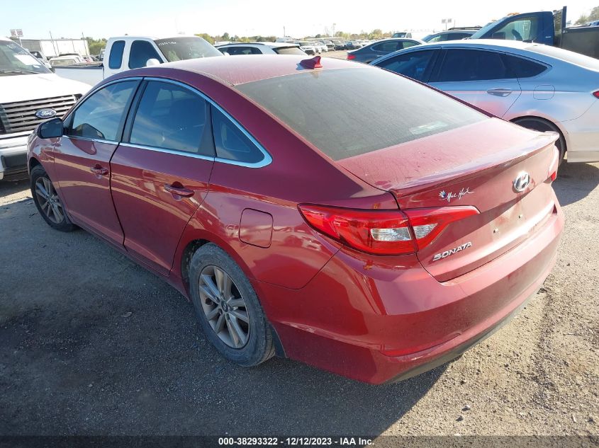 2015 HYUNDAI SONATA SE - 5NPE24AF5FH172837