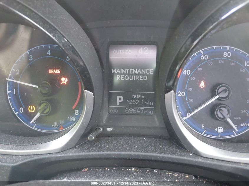 2015 TOYOTA COROLLA S PLUS - 2T1BURHE9FC468874