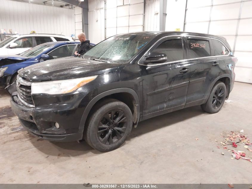 2014 TOYOTA HIGHLANDER LE PLUS V6 - 5TDBKRFH5ES010032