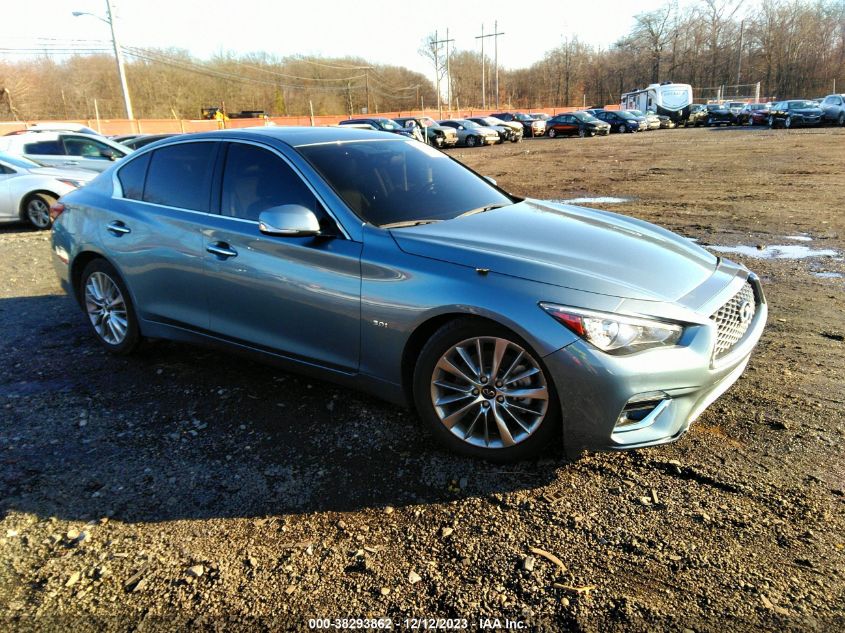 Lot #2534661470 2020 INFINITI Q50 LUXE salvage car