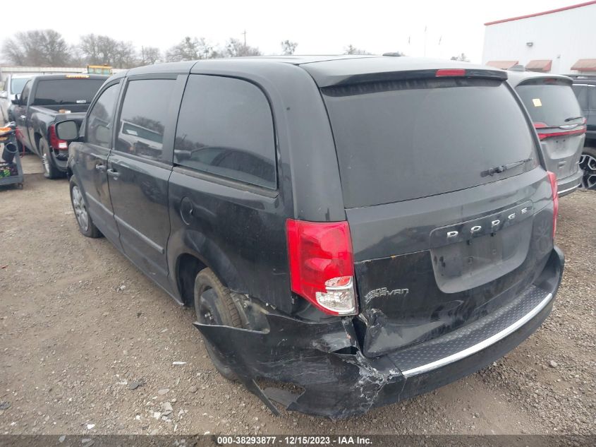 2014 DODGE GRAND CARAVAN AVP/SE - 2C4RDGBG2ER161655