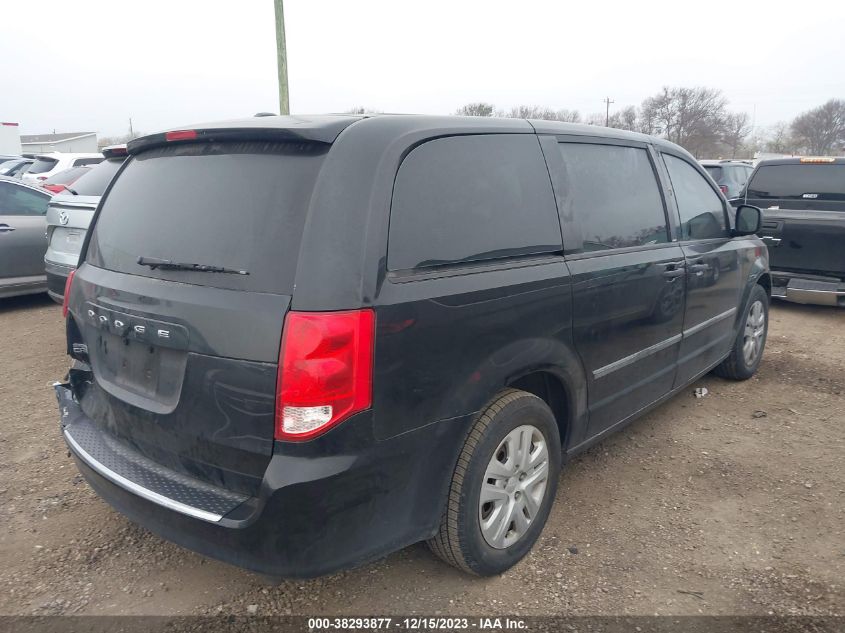 2014 DODGE GRAND CARAVAN AVP/SE - 2C4RDGBG2ER161655