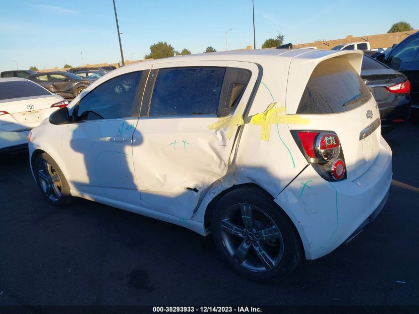 2013 CHEVROLET SONIC RS MANUAL - 1G1JH6SB3D4254372