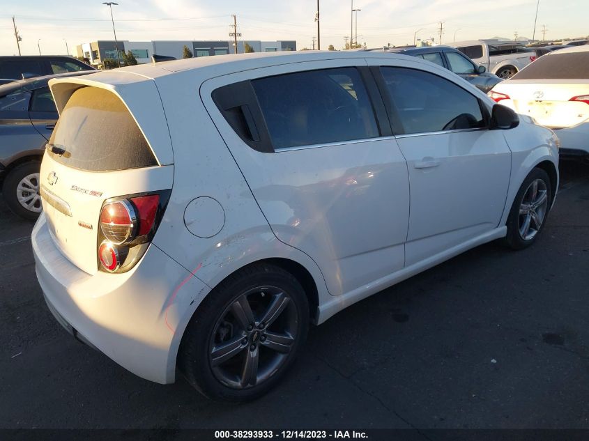 2013 CHEVROLET SONIC RS MANUAL - 1G1JH6SB3D4254372
