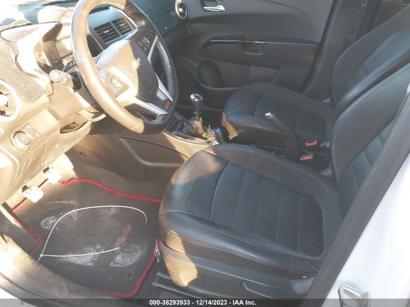 2013 CHEVROLET SONIC RS MANUAL - 1G1JH6SB3D4254372