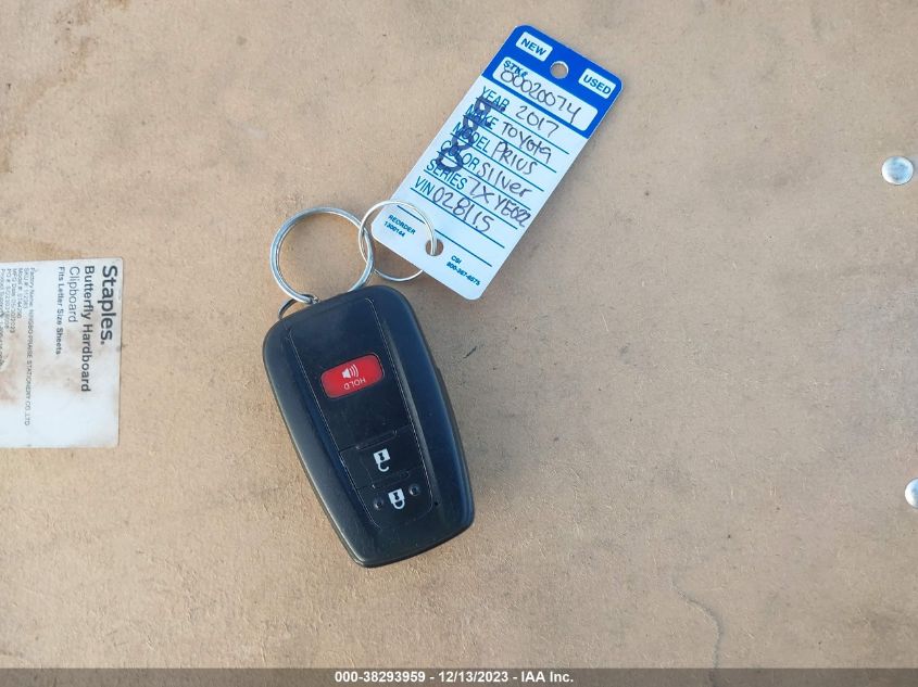 2017 TOYOTA PRIUS - JTDKBRFU7H3028115