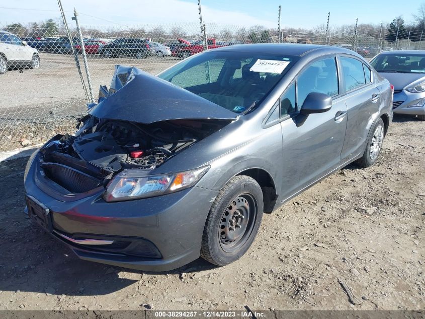 2013 HONDA CIVIC LX - 2HGFB2F56DH523111