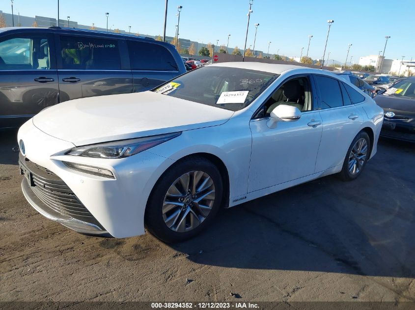 2021 TOYOTA MIRAI XLE JTDAAAAAXMA002711