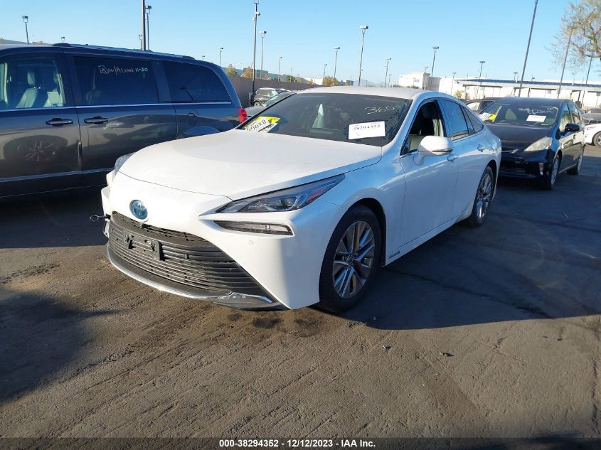 2021 TOYOTA MIRAI XLE JTDAAAAAXMA002711