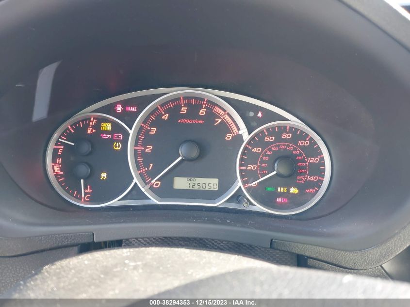 2014 SUBARU IMPREZA WRX JF1GR7E6XEG202603