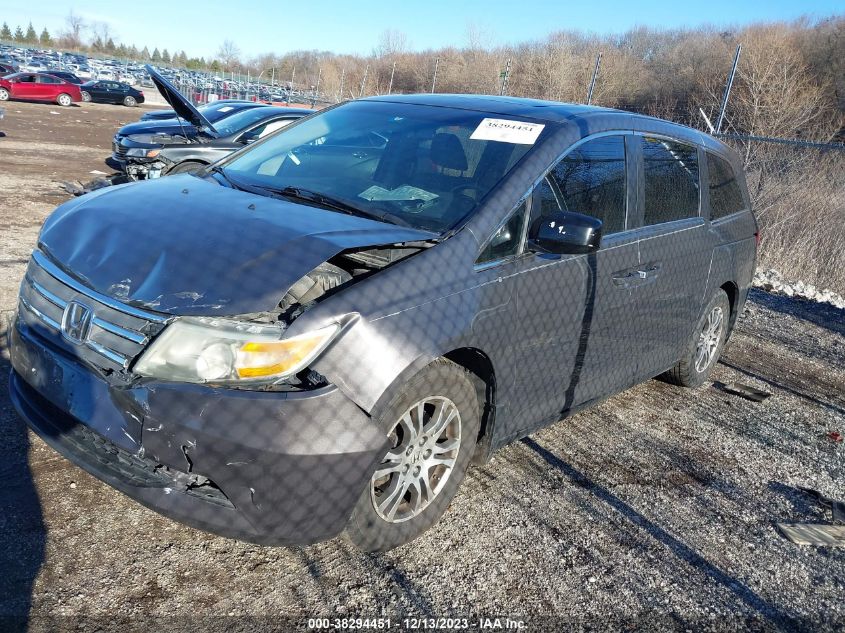 2013 HONDA ODYSSEY EX-L - 5FNRL5H65DB007912