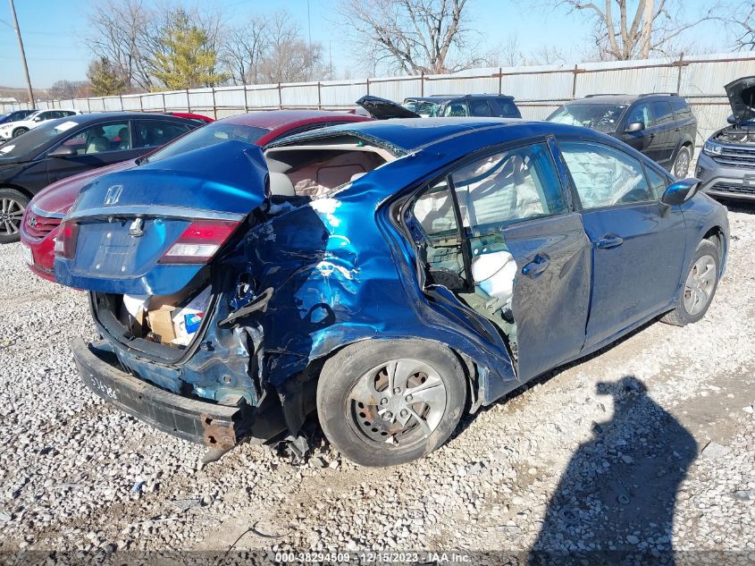 2014 HONDA CIVIC LX - 2HGFB2F53EH536786