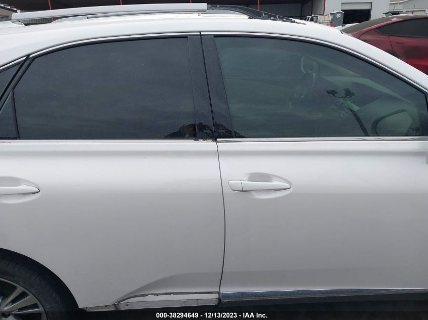 2013 LEXUS RX 350 BASE (A6) - 2T2ZK1BA7DC109267