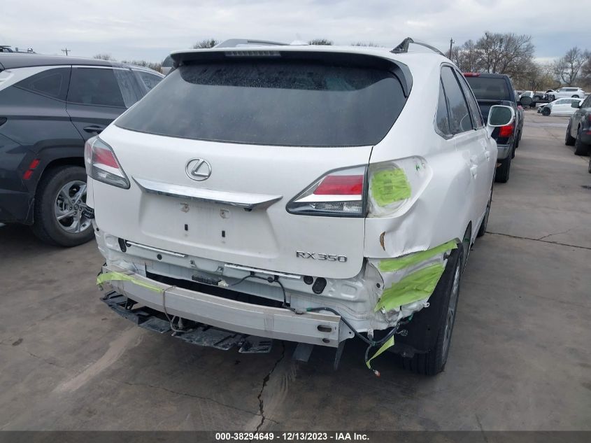 2013 LEXUS RX 350 BASE (A6) - 2T2ZK1BA7DC109267
