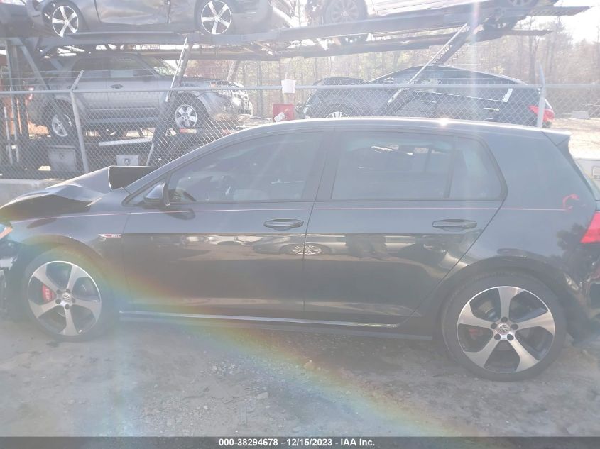 2016 VOLKSWAGEN GOLF GTI S W/PERFORMANCE PACKAGE 4-DOOR - 3VW547AU2GM067191