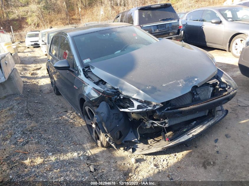 2016 VOLKSWAGEN GOLF GTI S W/PERFORMANCE PACKAGE 4-DOOR - 3VW547AU2GM067191