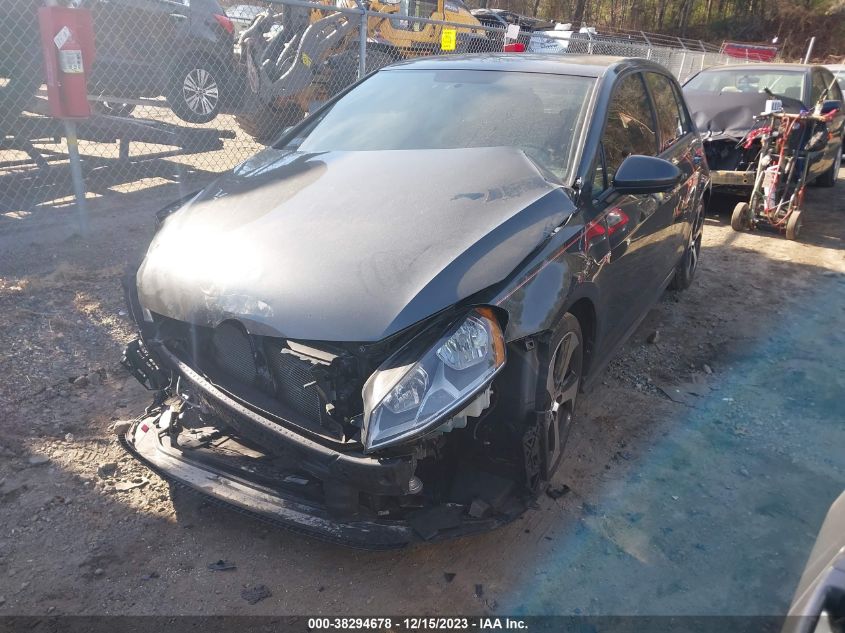 2016 VOLKSWAGEN GOLF GTI S W/PERFORMANCE PACKAGE 4-DOOR - 3VW547AU2GM067191