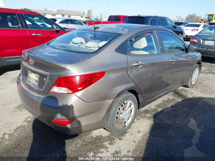 2013 HYUNDAI ACCENT GLS - KMHCT4AE3DU543066