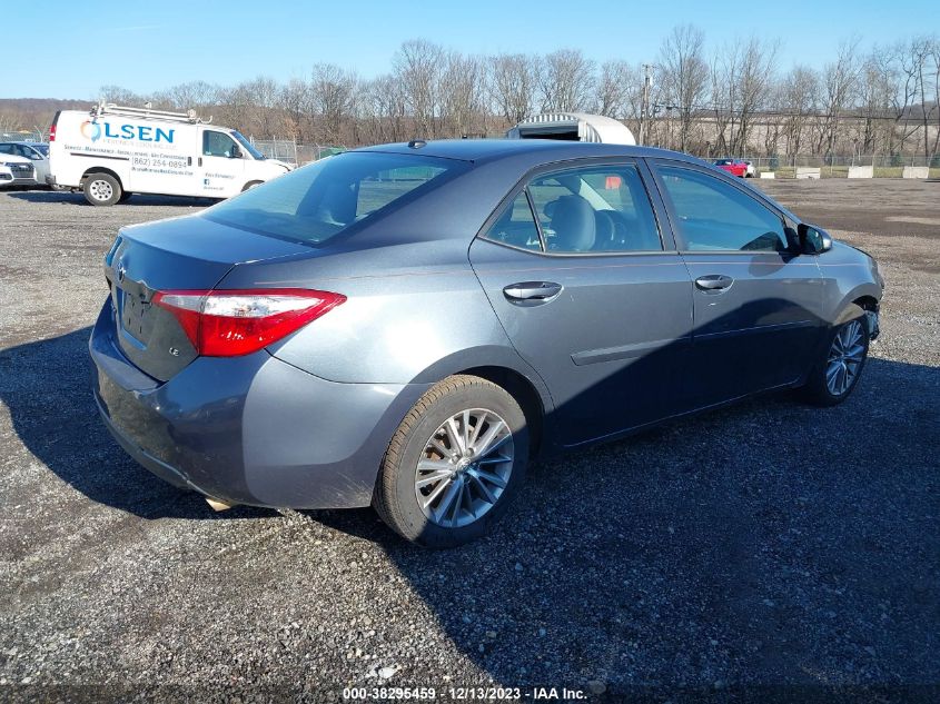 2015 TOYOTA COROLLA LE PLUS - 2T1BURHE0FC315820