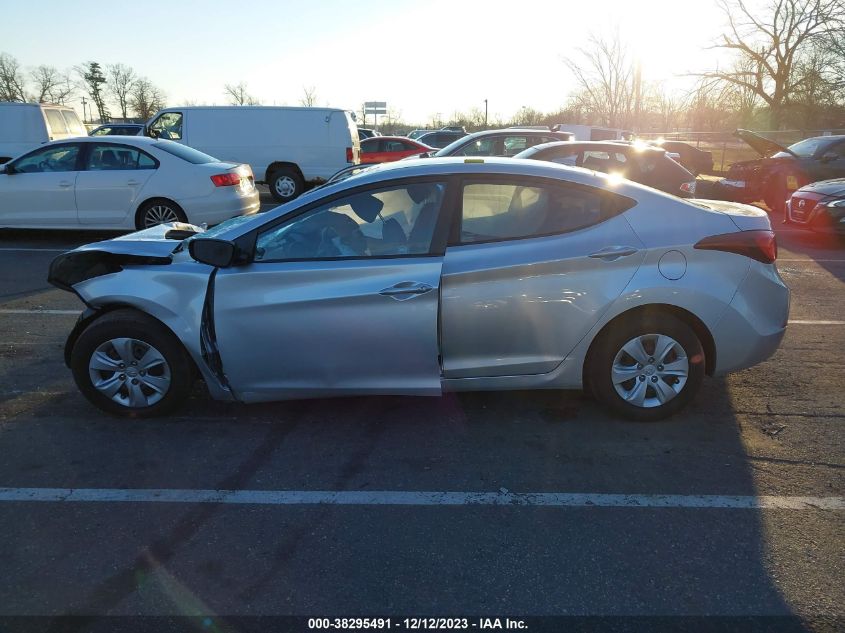 2016 HYUNDAI ELANTRA SE/SPORT/LIMITED - 5NPDH4AE5GH676145