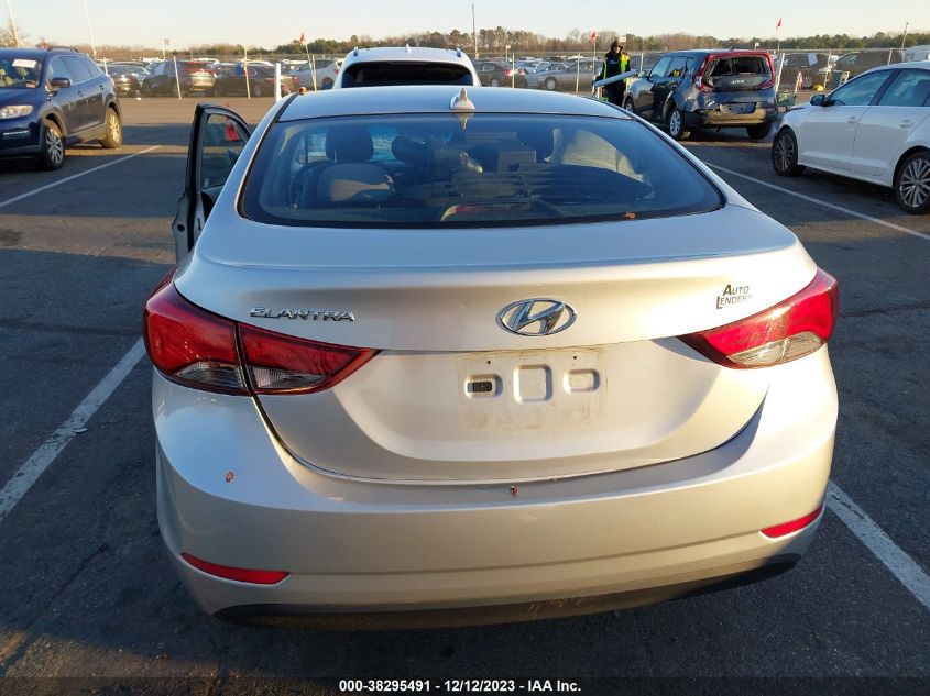 2016 HYUNDAI ELANTRA SE/SPORT/LIMITED - 5NPDH4AE5GH676145