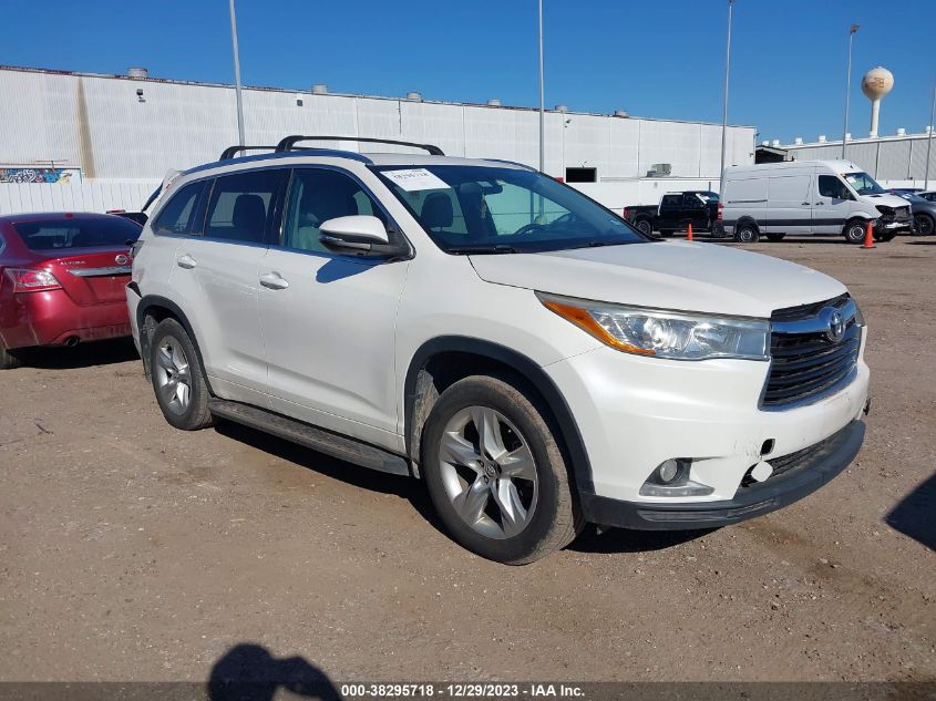 2016 TOYOTA HIGHLANDER LIMITED V6 - 5TDYKRFH2GS147703