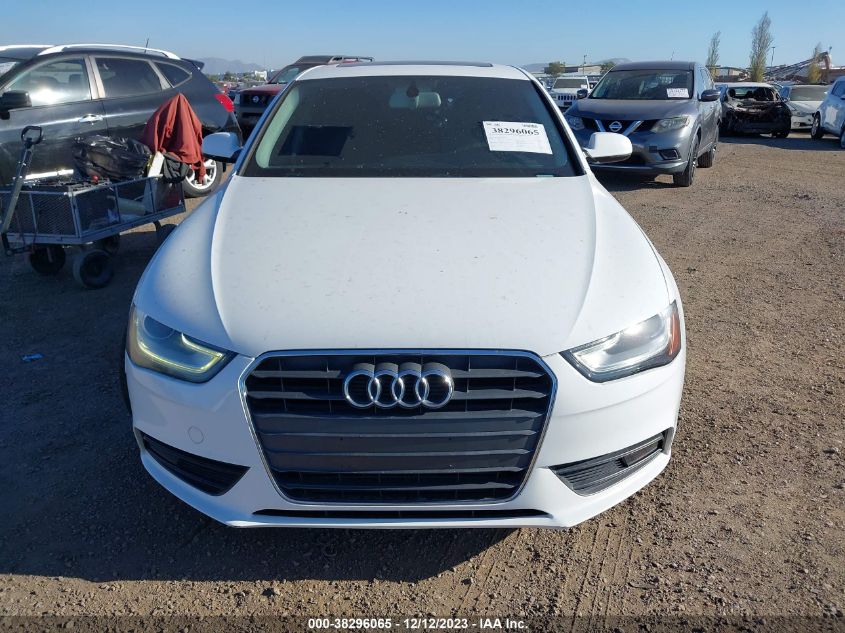 2013 AUDI A4 2.0T PREMIUM - WAUAFAFL0DA046029