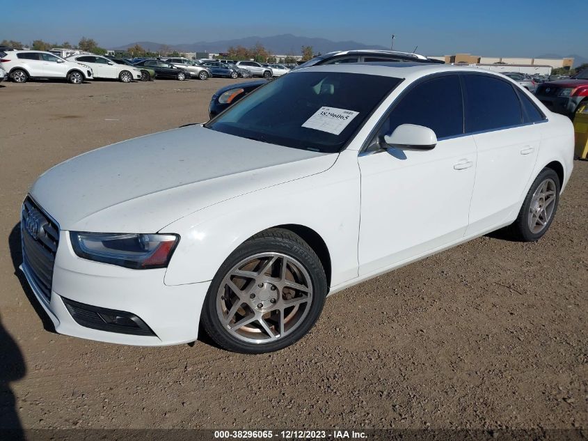 2013 AUDI A4 2.0T PREMIUM - WAUAFAFL0DA046029