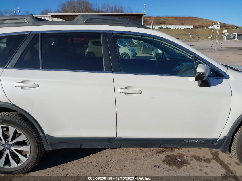 2015 SUBARU OUTBACK 3.6R LIMITED - 4S4BSELCXF3318474