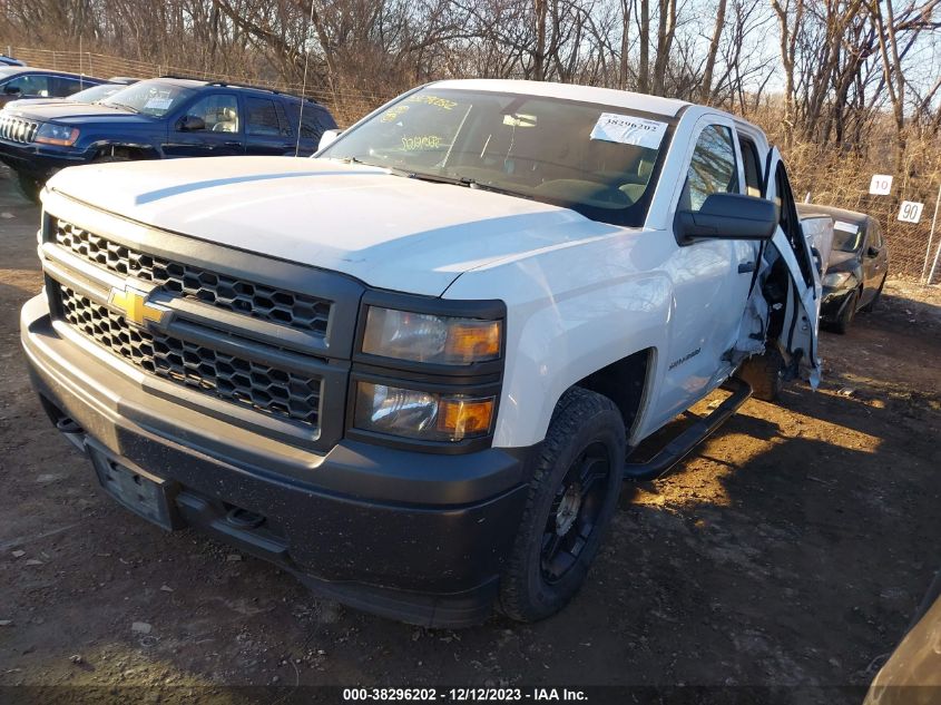 2014 CHEVROLET SILVERADO 1500 WORK TRUCK 1WT - 1GCVKPEC5EZ252258