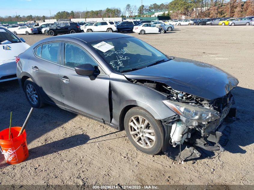 Lot #2543817165 2016 MAZDA MAZDA3 I SPORT salvage car