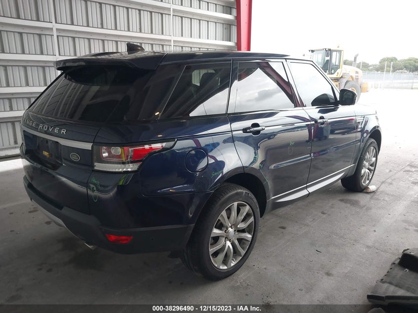 VIN SALWR2FK2HA688554 2017 LAND ROVER RANGE ROVER SPORT HSE