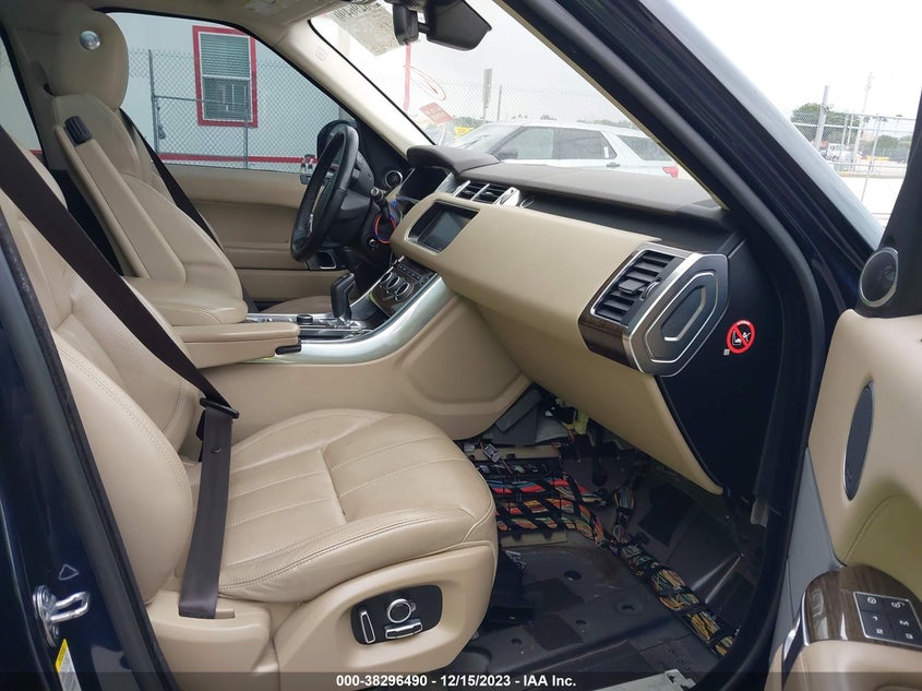 VIN SALWR2FK2HA688554 2017 LAND ROVER RANGE ROVER SPORT HSE