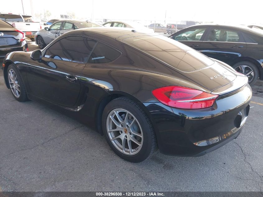 2014 PORSCHE CAYMAN WP0AA2A8XEK174655