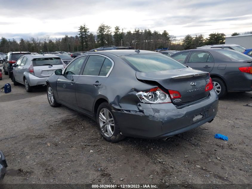 2013 INFINITI G37X - JN1CV6AR9DM358178