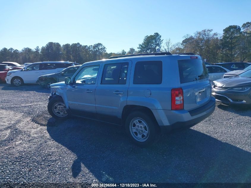 2015 JEEP PATRIOT SPORT - 1C4NJPBB3FD329223