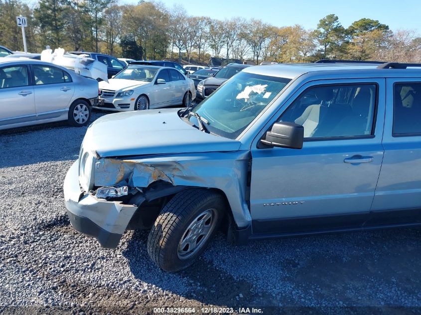 2015 JEEP PATRIOT SPORT - 1C4NJPBB3FD329223