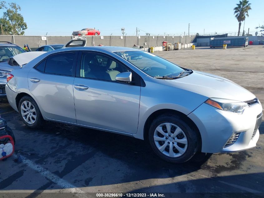 2015 TOYOTA COROLLA LE - 5YFBURHE1FP302526