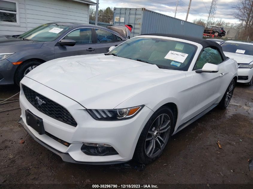 1FATP8UH0H5324139 2017 FORD MUSTANG, photo no. 2