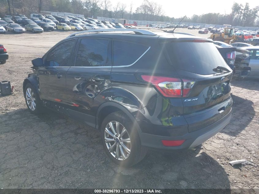 2017 FORD ESCAPE TITANIUM - 1FMCU9J94HUC13052