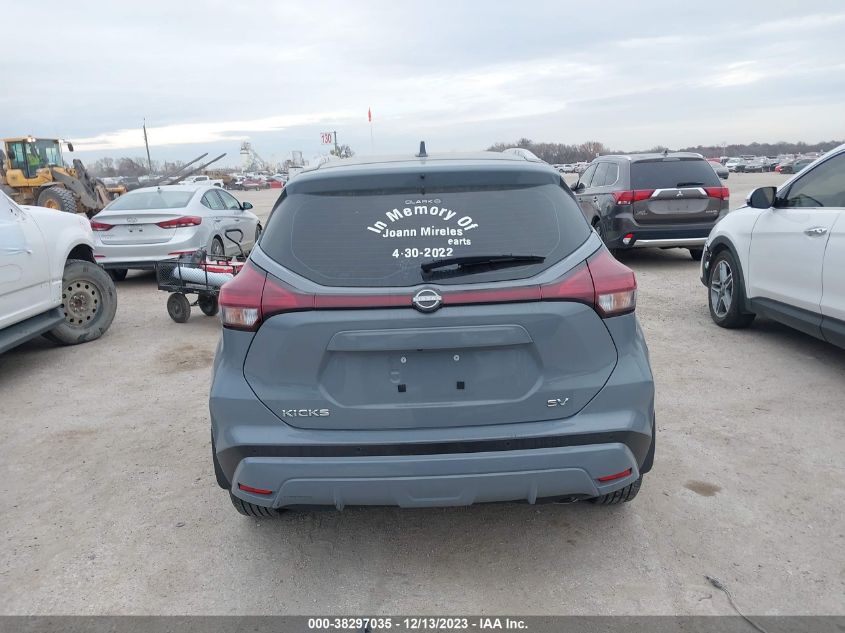 2022 NISSAN KICKS SV - 3N1CP5CV9NL519560