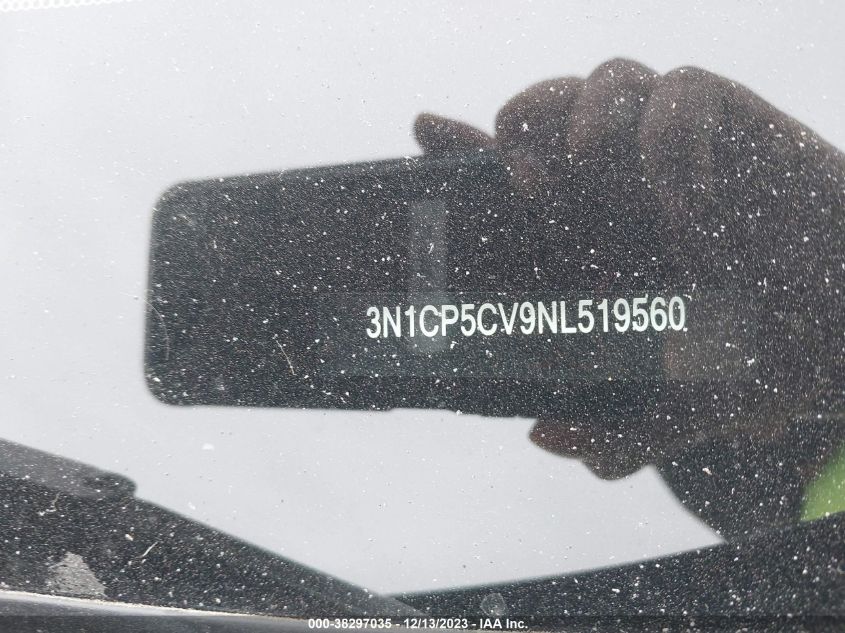 2022 NISSAN KICKS SV - 3N1CP5CV9NL519560