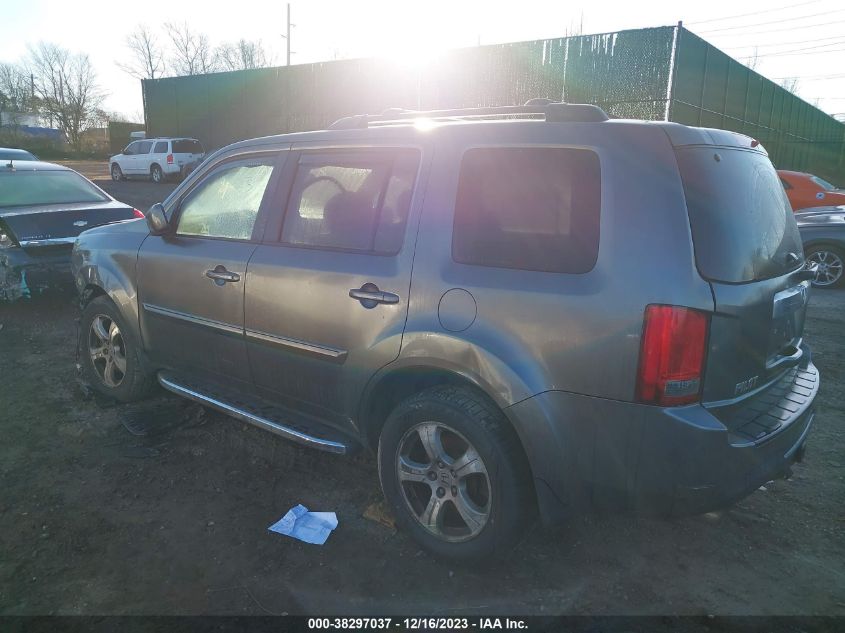 2013 HONDA PILOT EX-L - 5FNYF4H54DB026374