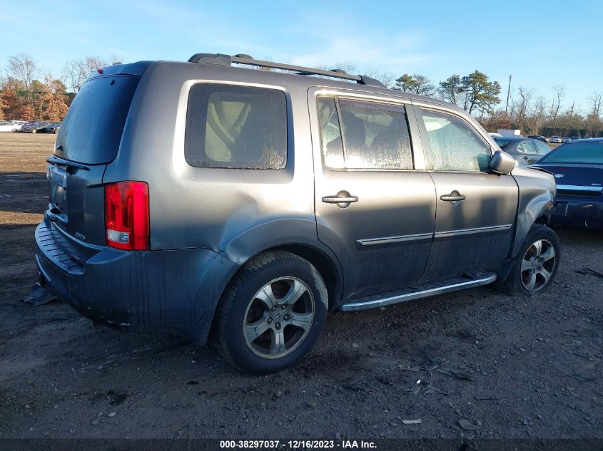 2013 HONDA PILOT EX-L - 5FNYF4H54DB026374