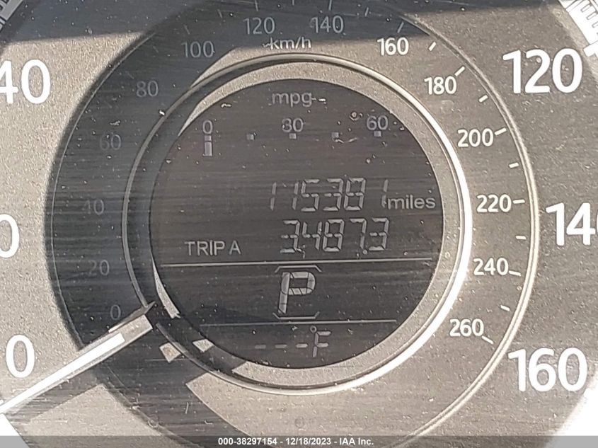 2013 HONDA ACCORD EX-L V-6 - 1HGCR3F84DA029553
