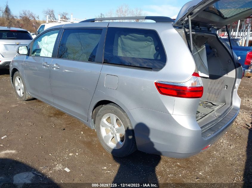 2015 TOYOTA SIENNA LE 8 PASSENGER - 5TDKK3DC5FS659240