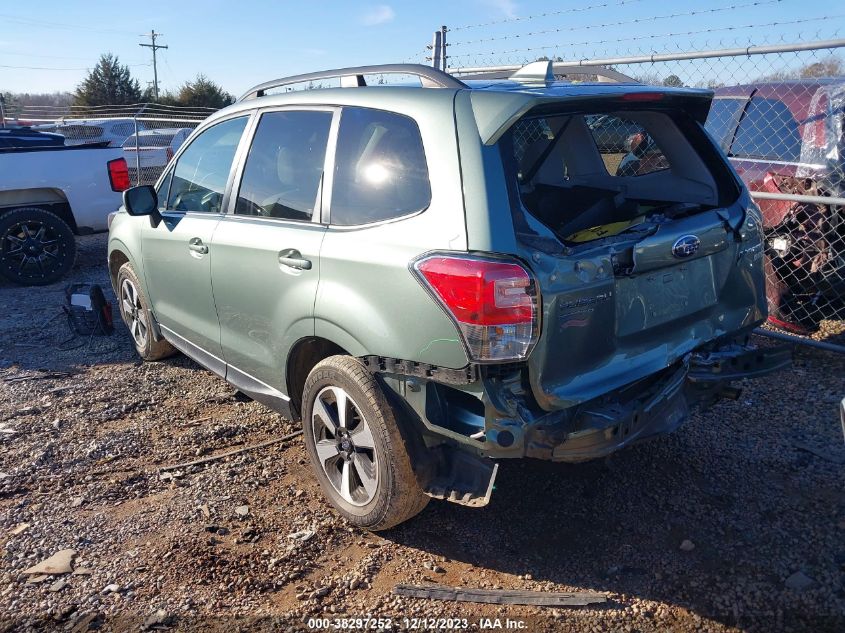 VIN JF2SJAEC3HH594760 2017 SUBARU FORESTER 2.5I PREMIUM
